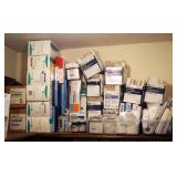 Assorted Medical Dressings Including Medical Tape, Swabs, Sponges And More