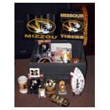 University Of Missouri Collectibles Including Team Autographed Football, Stadium Seat, Tail Hitch Co