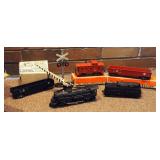 Vintage Electric Lionel Train Set, Gauge 027 , Includes Track And Train Master Transformer