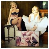 Marilyn Monroe Poster And Cardboard Cut-Outs, Poster