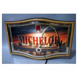 1987 Anheuser Busch Michelob St. Louis Arch Lighted Bar Sign, #313-510, 24"W x 16"H, Works