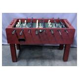 Highland Games Foosball Table Appears Complete, 54"L x 34"H x 27"W