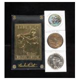 Pearl Harbor Commemorative Kennedy Half Dollar, Wyandotte Kansas Centennial Coin, 1971 Dakota Gold R