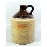 Crock Jug Marked Pepsi Cola, 10.5"H