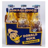 Donald Duck 6-Pack Paper Carrier With 6 Empty Bottles And Caps