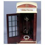 Novelty Telephone Wall Box With Working Telephone, Marked "Spirit Of St. Louis"