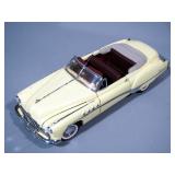 Franklin Mint Model Cars, Qty 4, Includes 1953 Cadillac Eldorado Convertible, 1949 Buick, 1941 Linco