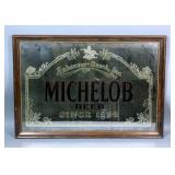 Framed Mirrored Michelob Sign 26" X 18"