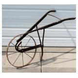 Antique Garden Tiller Cultivator, Rustic Garden / Lawn Decor