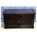 Slam Brands Model 222960-25-01 TV Stand with Vented Shelves, 48"W x 25"H x 20.5"D