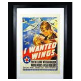 "I Wanted Wings" Framed Movie Poster Print, William Holden, Ray Milland, Wayne Morris, Brian Donlevy