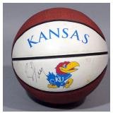 Bill Self Autographed University of Kansas KU Jayhawks Wilson NCAA Official Autograph Ball Basketbal