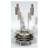 Mid Century Modern Nagel KG West Germany Candelabra, 11.25"H