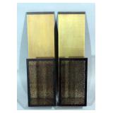 Crate & Barrel Ness Candle Sconce Set, 17"H