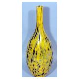 Art Glass Blown Glass Murano Style Vase, 21.5"H