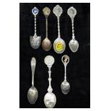 Las Vegas Nevada Souvenir Spoons, Qty 7, MGM Grand, Caesar