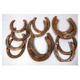 Assorted Horseshoes, Qty 12, Includes- St. Croix Forge and More!