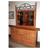 Alexander Julias Home Colours 12 - Dresser With Beveled Mirror, 88" x 65" x 18"