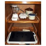 Toastmaster Electric Griddle, Procter Silex Blender, Rival Crock Pot And George Foreman Grill