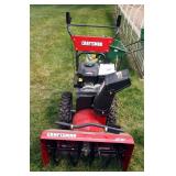 Craftsman 27" Snow Blower 8 HP With Electric Start, Like New, With Original Receipt And Manual