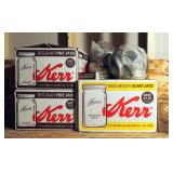 Large Assortment Canning Jars, Pint, Quart, Lids And More Qty 8 Boxes