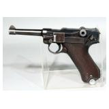 Mauser Luger 1936 S/42 P08 German Military Nazi Pistol, 9mm Luger, SN# 6361, Weimar Eagle, Pre Imper