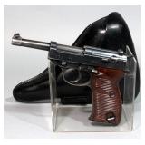 Walther P38 WWII German Nazi Pistol, 9mm, SN# 5620i, Imperial Eagle Markings, Includes Leather Holst