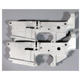 SMI Model SMI-15 AR15 Cerakote 7075-T6 Billet Aluminum Stripped Lower Receivers, Multi Cal, Qty 2, S