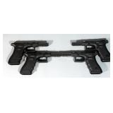 Glock G17 / G22 Complete Frames with Small Parts, .40 Cal, Qty 4, SN# M02580HP, M02228HP, 1M01923HP,