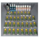 Assorted Gun Cleaning Supplies- Remington REM Oil (31), Barnes CR-10 Bore Cleaning Solvent (7), Prem