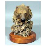 Southpaw Bear Sculpture #7107, 8.5"H