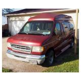 1998 Ford, Majestic Handicap Conversion Van V8 Triton, Vin#1FBRE14L4XHA32143, Ricon Power Lift, 125,