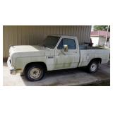 1985 Dodge Ram 100 Custom Automatic, Straight 6 Cylinder, Vin# 1B7FD04H6GS057137, 69,408 Miles