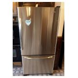 Kenmore Elite, Refrigerator With Freezer On Bottom Model #596.76253702, 68.5" x 32" x 30.5"