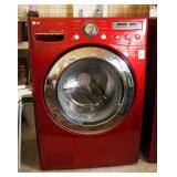 LG Red Front Loading Washer Model # WM2650H*A With Manual, 39" x 27" x 27"