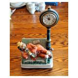 Waco Melody In Motion, Battery Powered, Animated Music Box, "Park Bench Hobo", 15"Tall