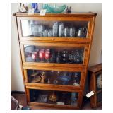 Solid Wood Barrister Book Case, 58"x 36" x 13"