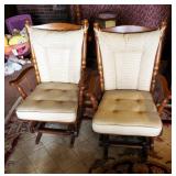 Matching Solid Wood Gliders, QTY 2