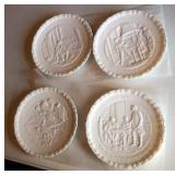 Fenton Set Of 4 Official United States Of America Bicentennial Commemorative Project Of the General 