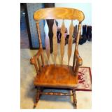 Solid Wood Rocking Chair, 43"