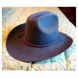 Resistol Self Conforming Western Hat #4XXXX Beaver, Size 7 1/4, New In Original Box