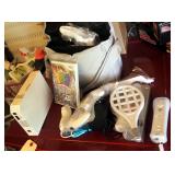 Wii Gaming Console With 101 Party Mega-Mix Game With Game Controller And Controller Accessory