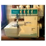 Simplicity SL200 Surger And Thread/Spool Storage Rack Mounted On Wall