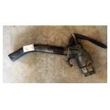 Vintage Morrison Bros. Fuel Pump Handle Stamped "Quebec Iowa"