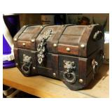 Cast Iron Skillets, Canning Jars, Drinking Glasses, Silver Plate Ice Bucket, Silver Plate Serving Di