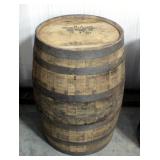 Kentucky Barton 1792 Corn Whiskey Barrel, Metal Bands, 34.5"H x 22.5"Dia