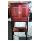 Standing Cabinet With Two Doors And One Shelf, 48"H x 21"W x 16"D