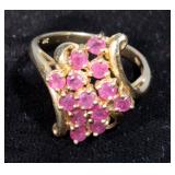 10K Gold And Ruby Women