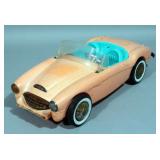 Mattel 1963 Skipper Doll And Vintage Barbie Corvette Convertible