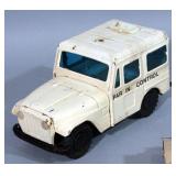 Collection Vintage Toy Cars And Trucks Qty 10, Nylint Tow Truck, Parking Control Jeep, Jada 2005 For